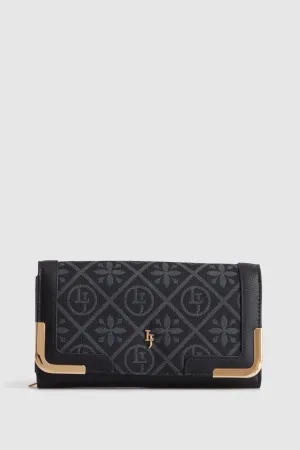 Jacquard Large Clutch Wallet Strandbags