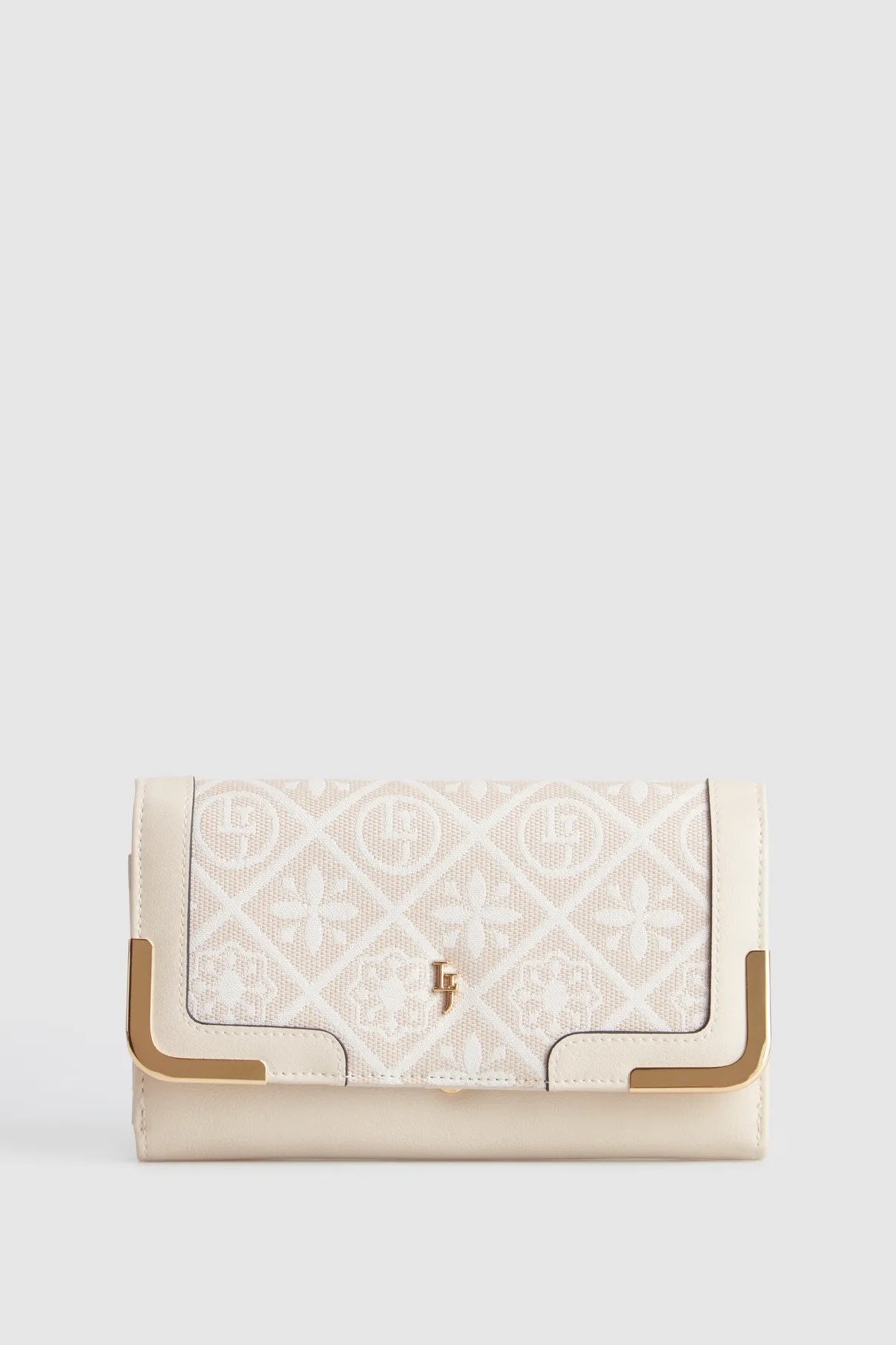 Jacquard Large Clutch Wallet Strandbags