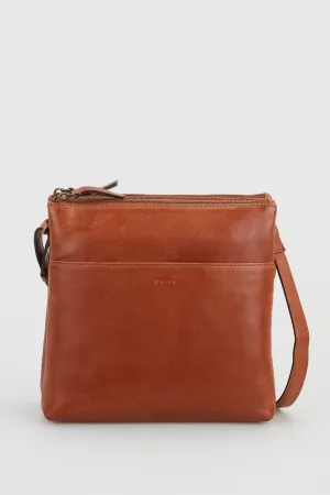 Josie Leather Crossbody Bag Strandbags