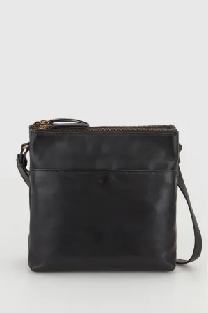 Josie Leather Crossbody Bag Strandbags
