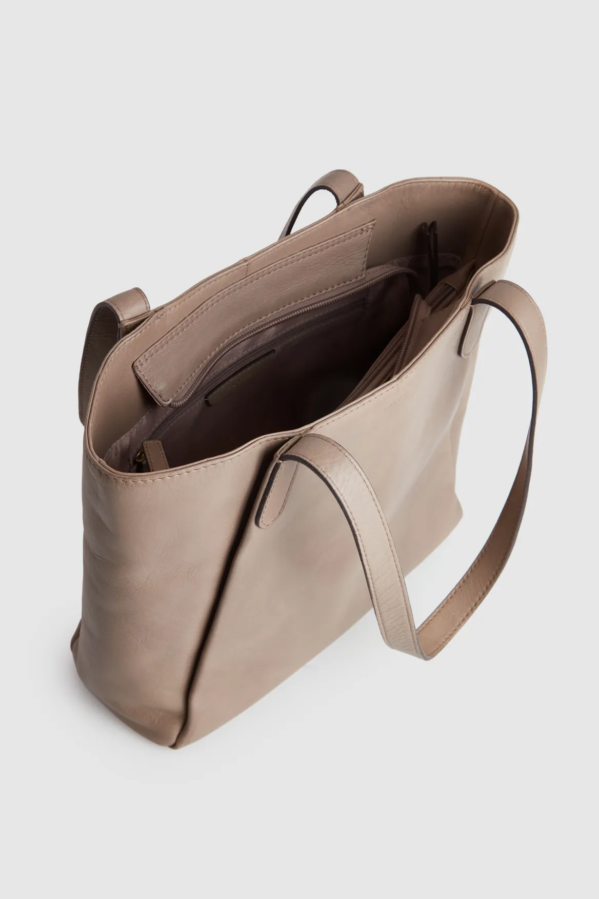 Josie Leather Tote Bag Strandbags