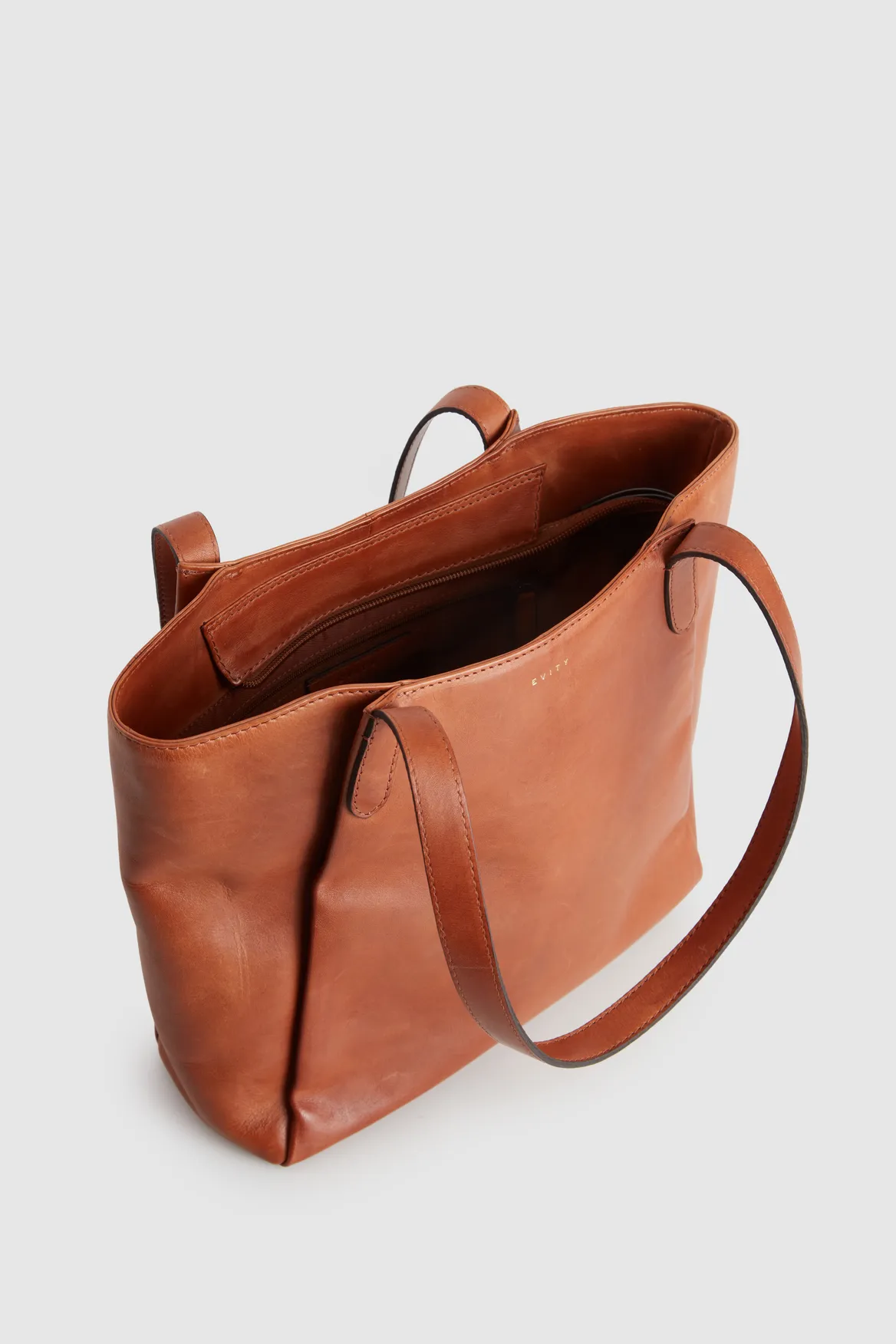 Josie Leather Tote Bag Strandbags
