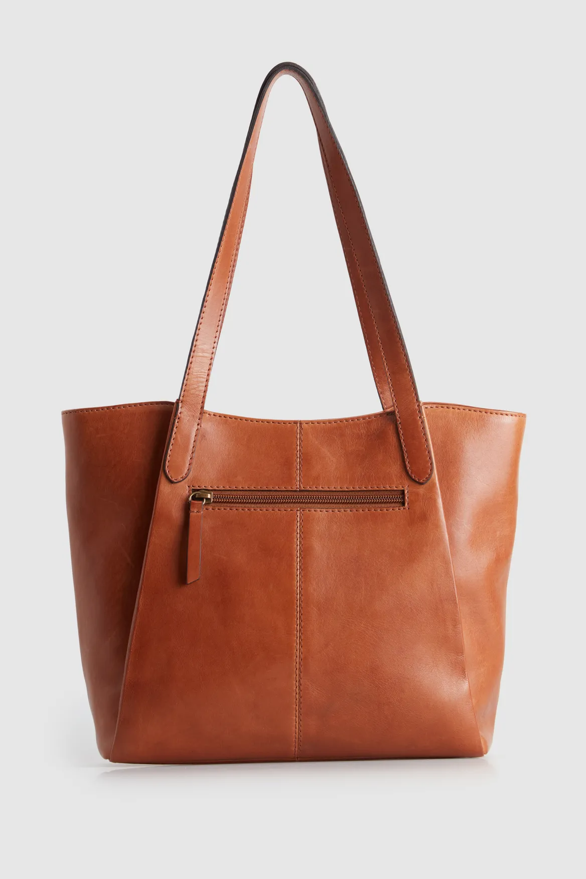 Josie Leather Tote Bag Strandbags