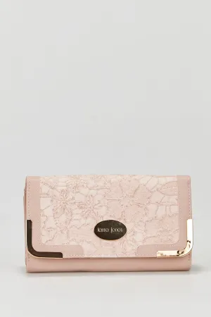 Lace Look Large Wallet Strandbags