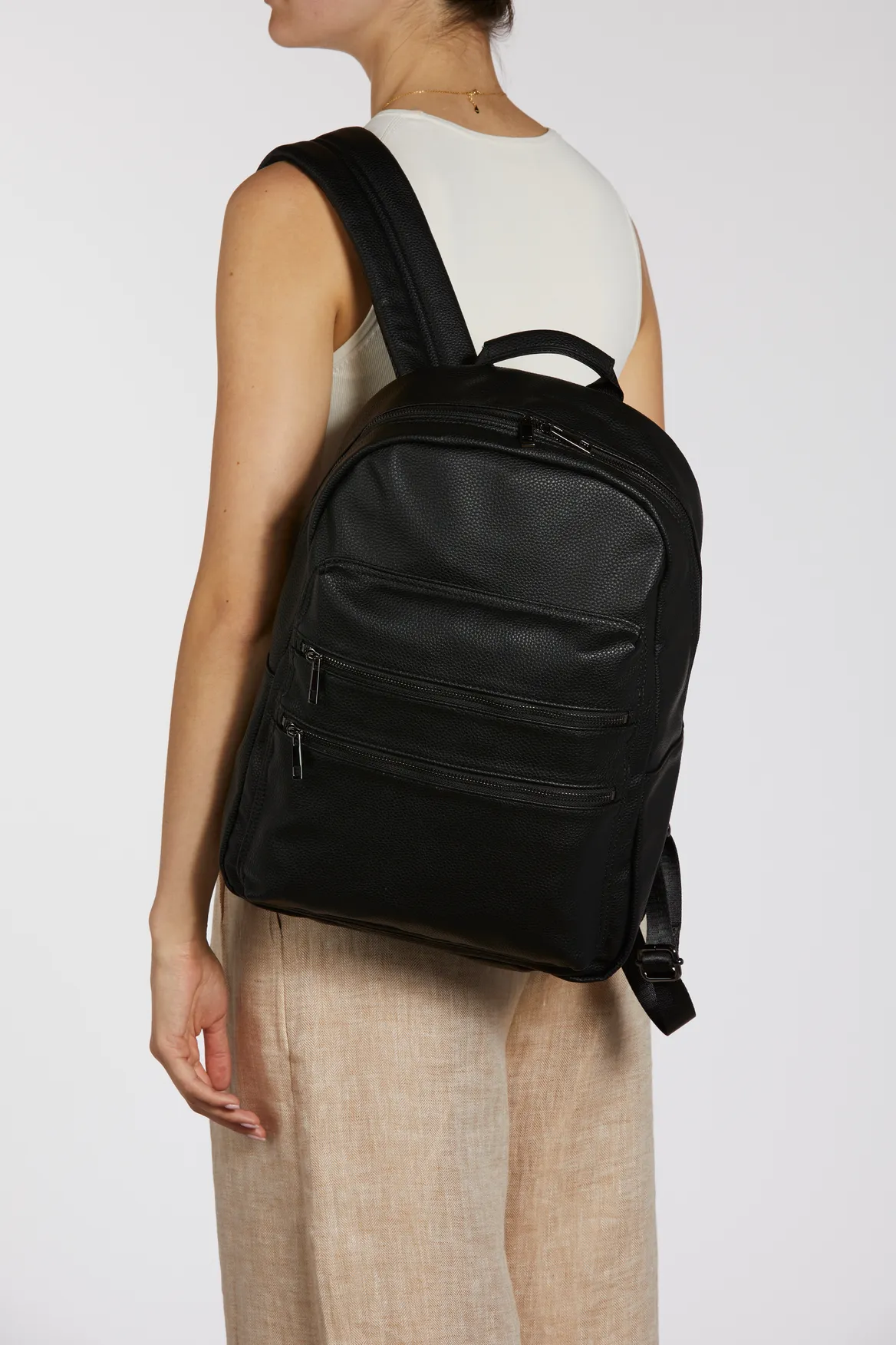 Large 3 Zip Compartment Backpack Strandbags
