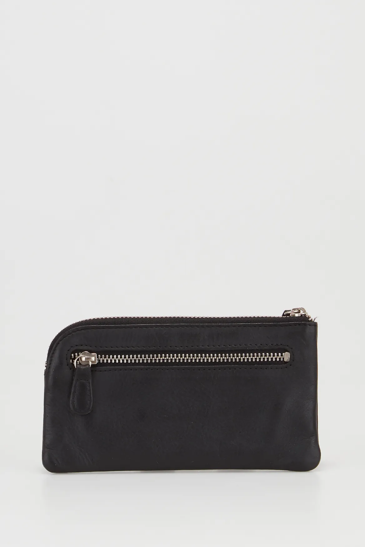 Leather Curved Coin Purse Strandbags