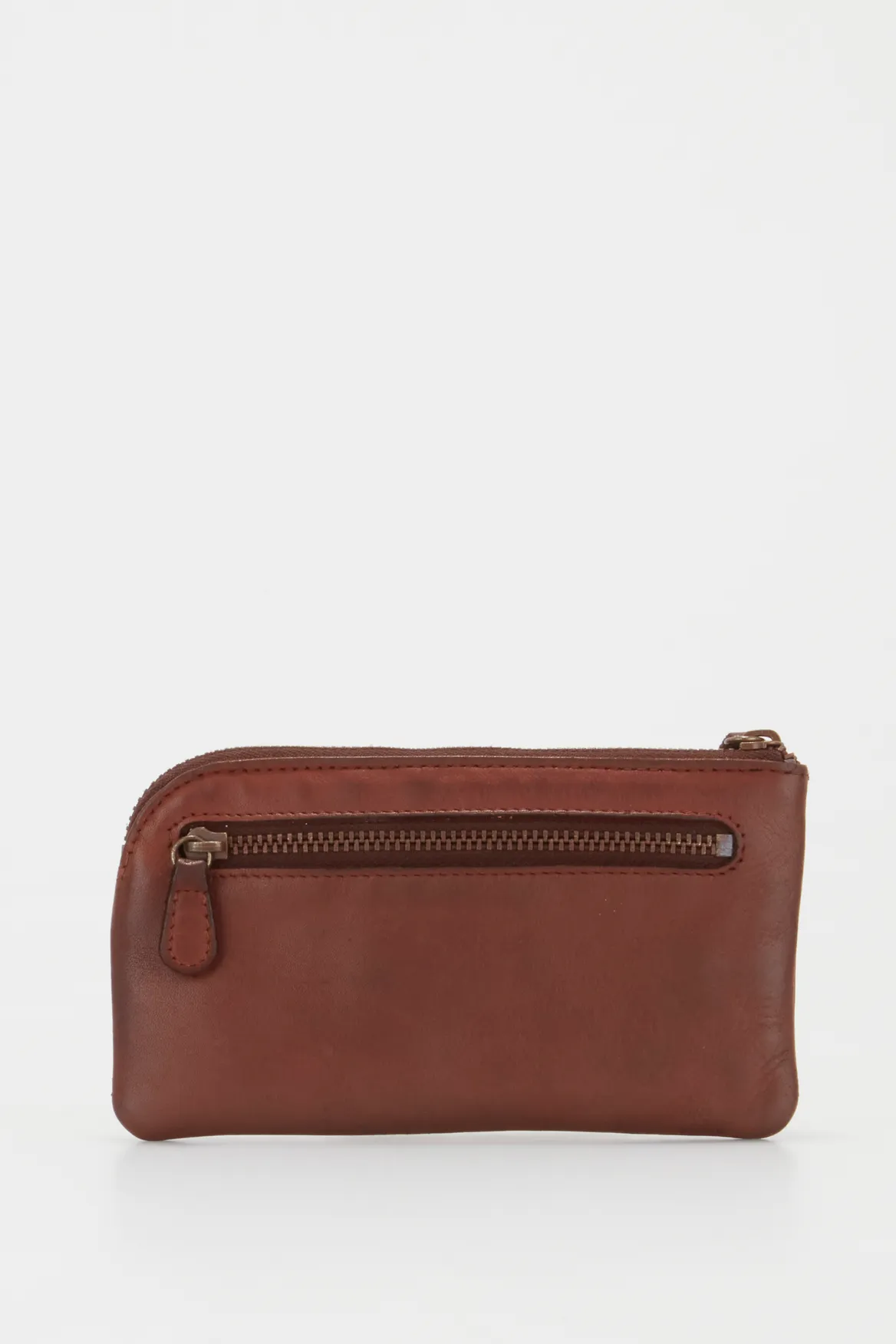 Leather Curved Coin Purse Strandbags