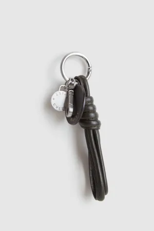 Leather Knot Charm Strandbags