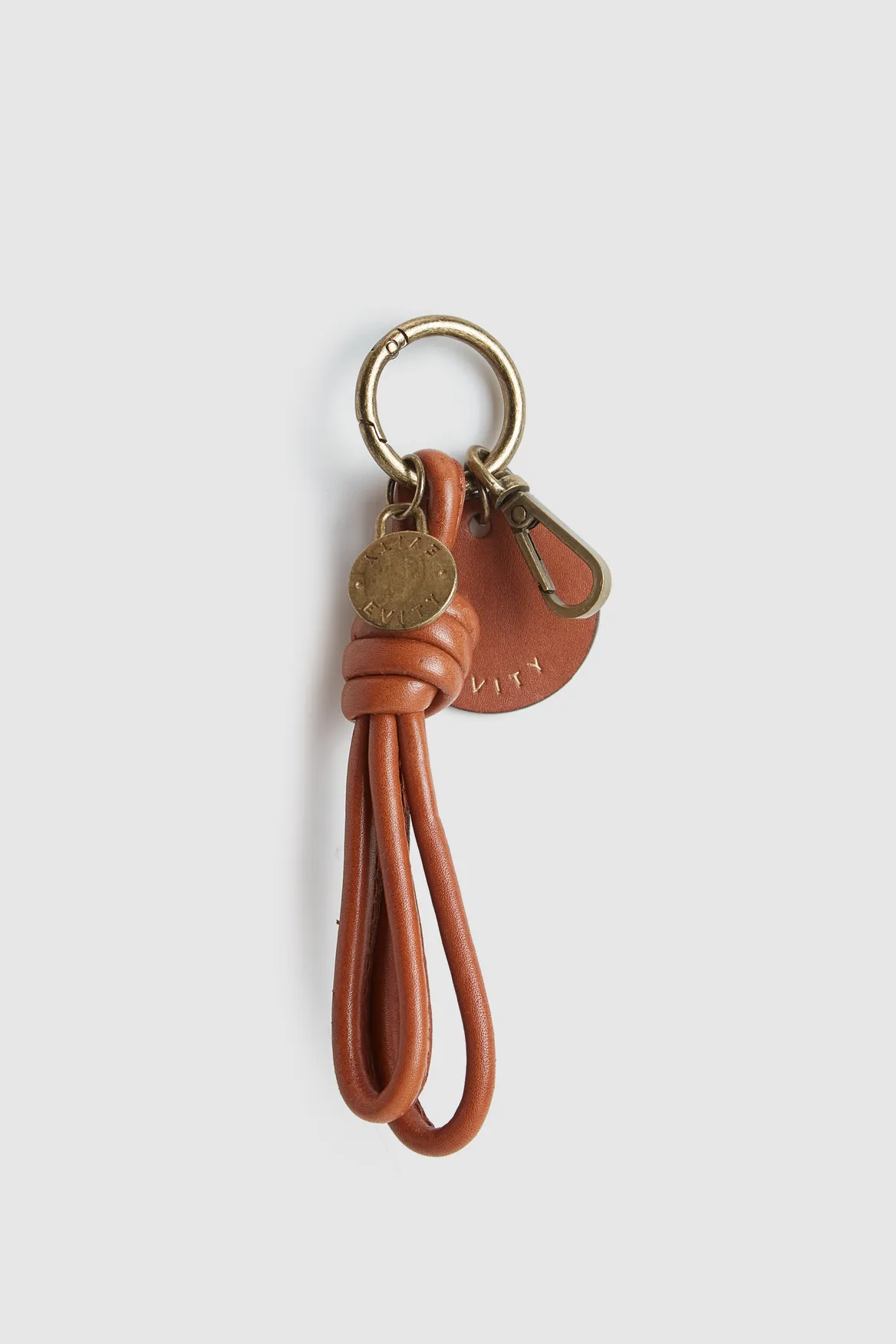 Leather Knot Charm Strandbags