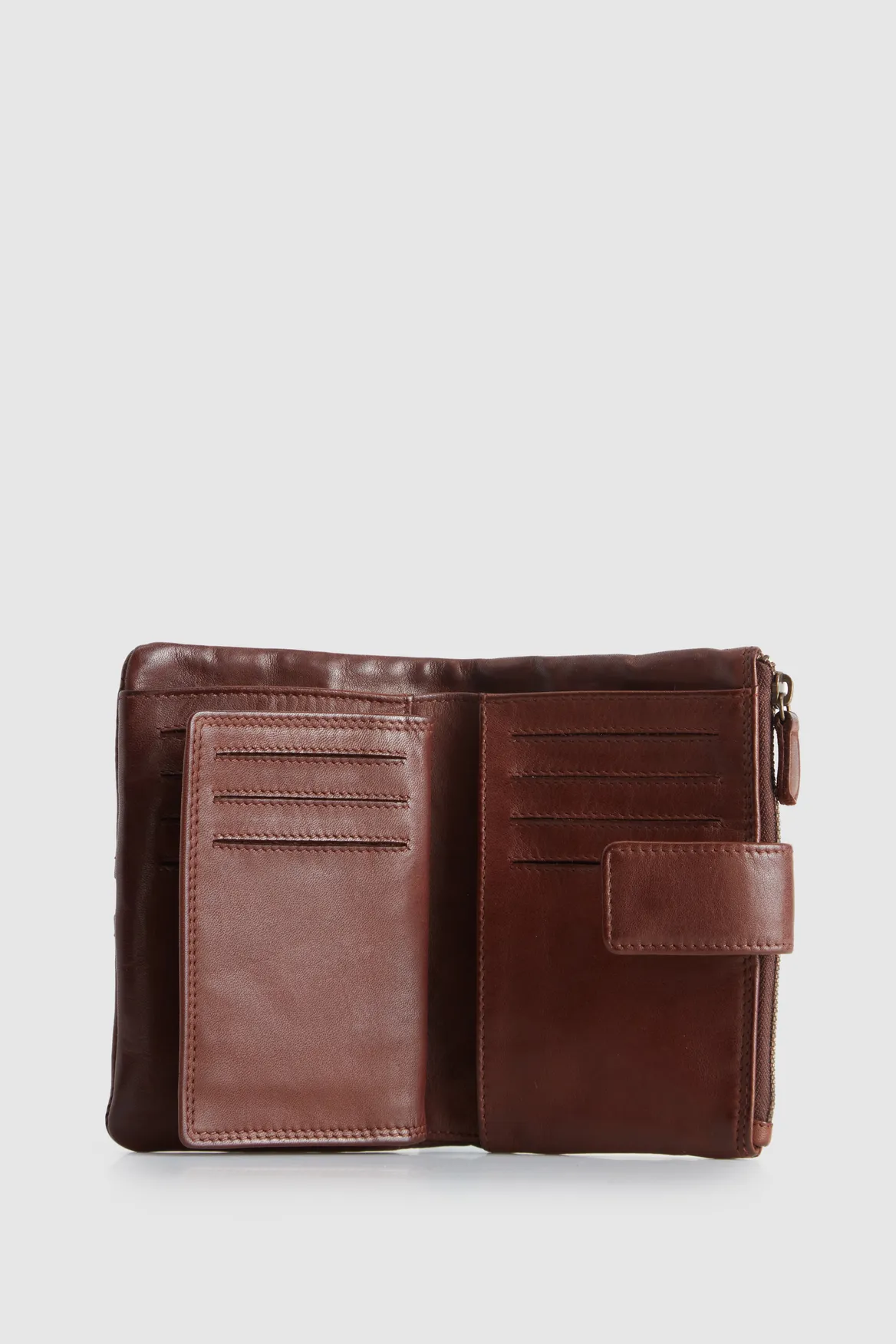 Leather Medium Soft Wallet Strandbags