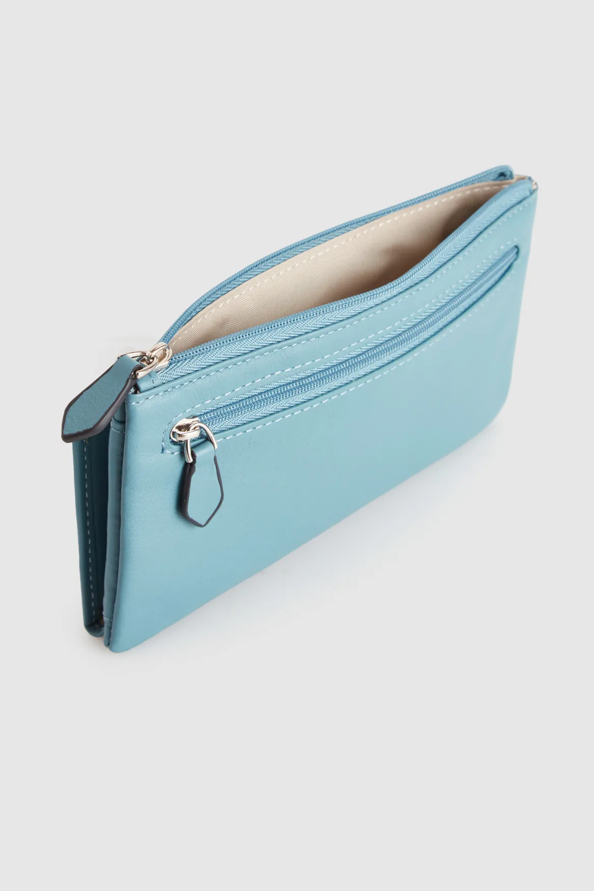 Leather Multi CC Slim Purse Strandbags