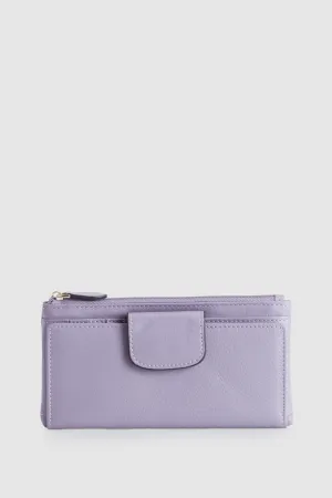Leather Multi CC Slim Purse Strandbags