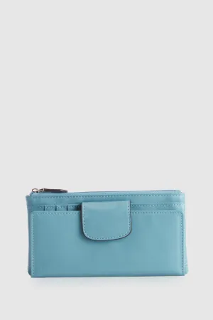 Leather Multi CC Slim Purse Strandbags