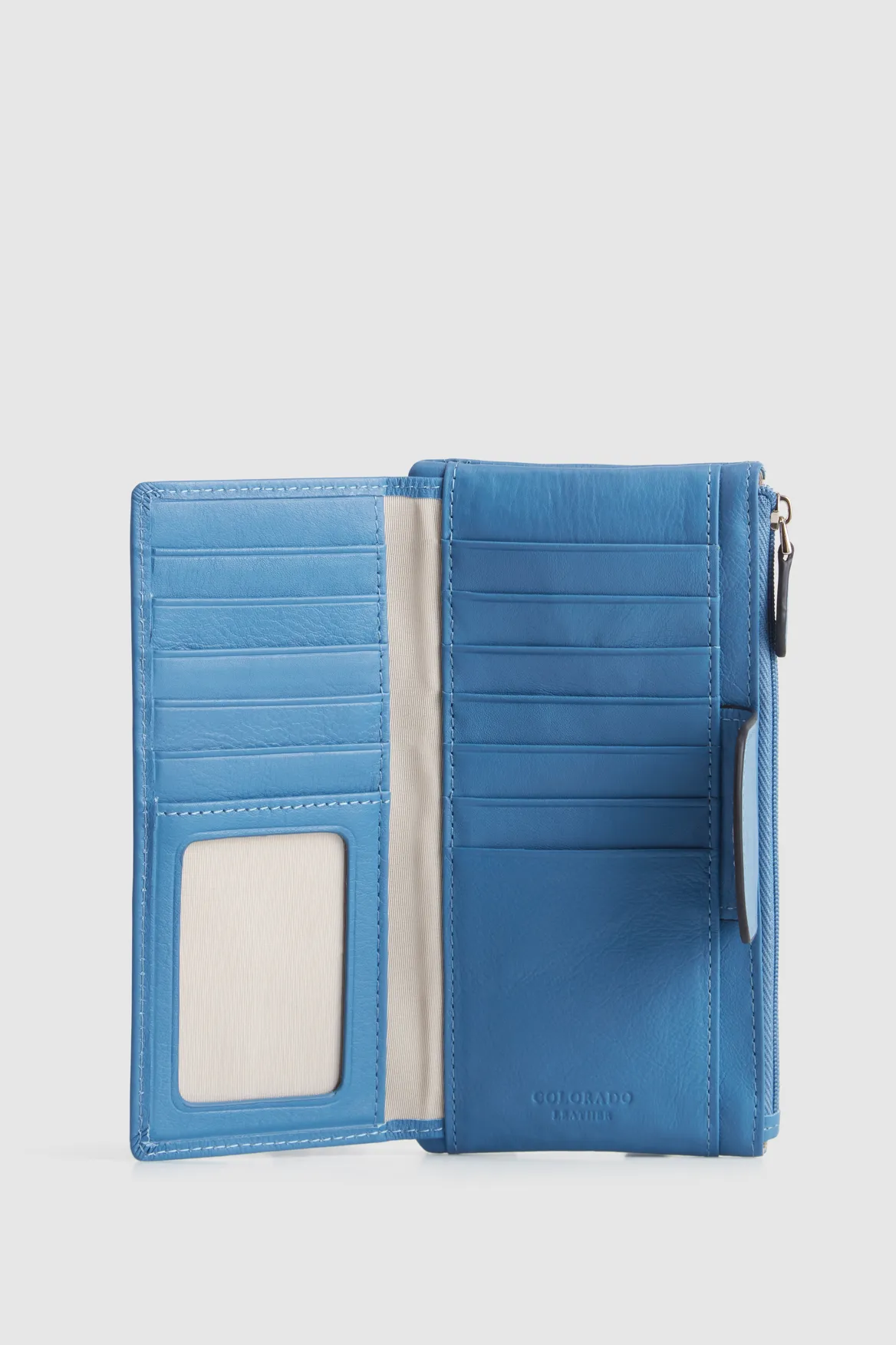 Leather Multi CC Slim Purse Strandbags