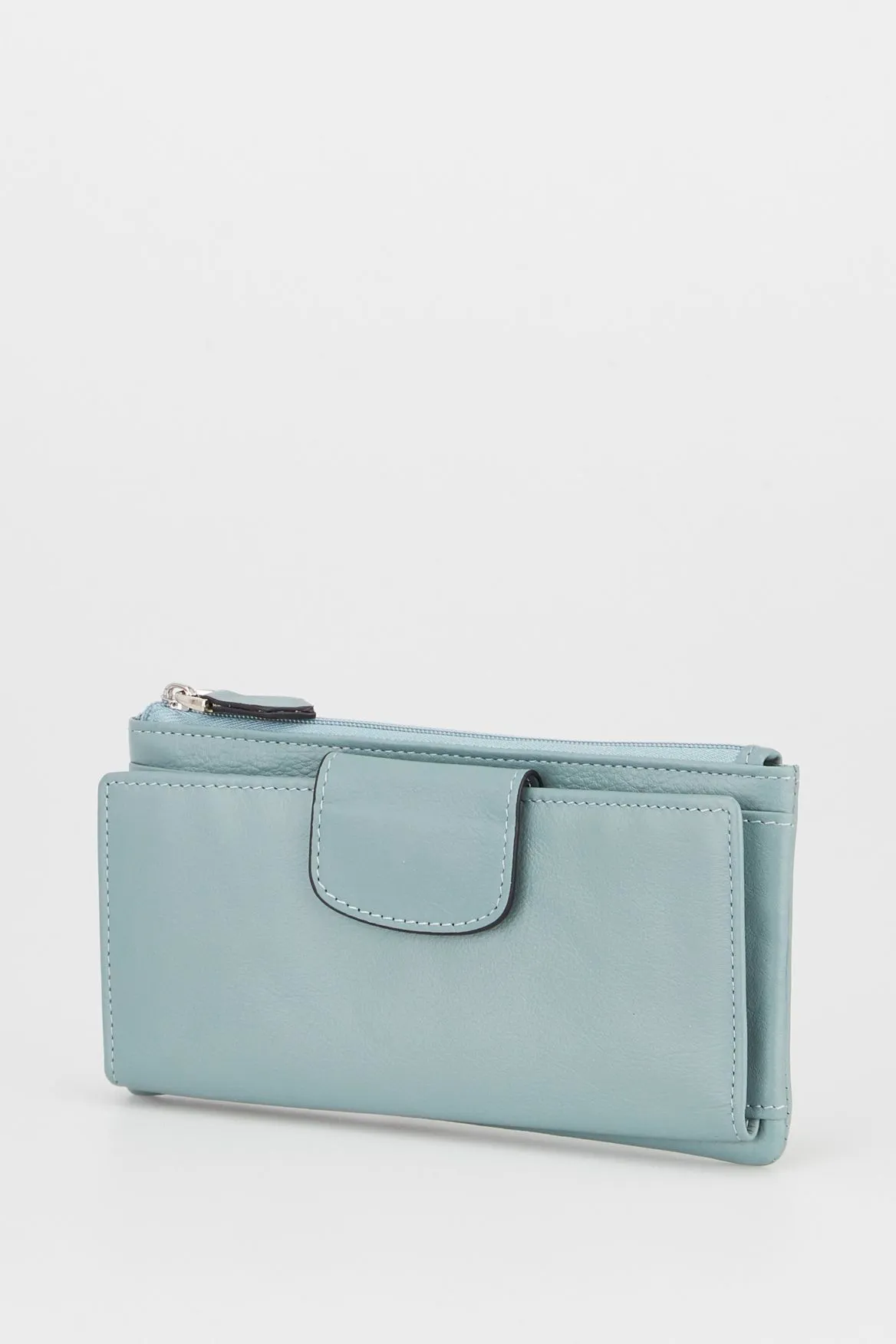 Leather Multi CC Slim Purse Strandbags
