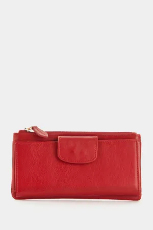 Leather Multi CC Slim Purse Strandbags