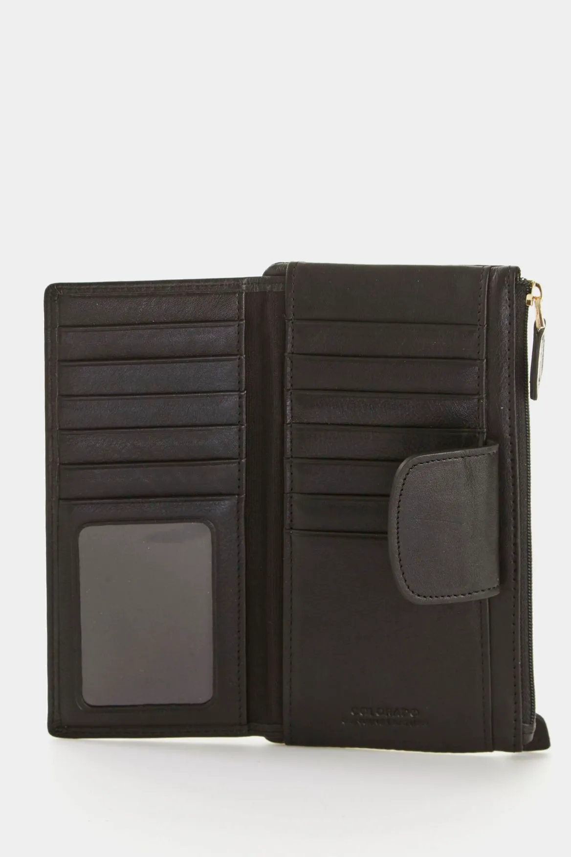 Leather Multi CC Slim Purse Strandbags