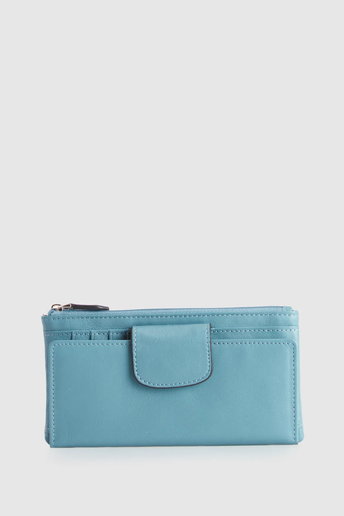 Leather Multi CC Slim Purse Strandbags