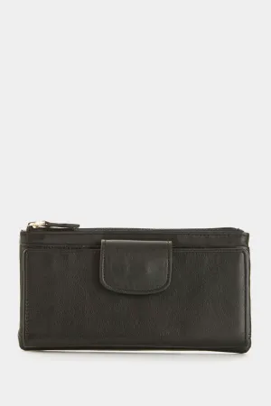 Leather Multi CC Slim Purse Strandbags