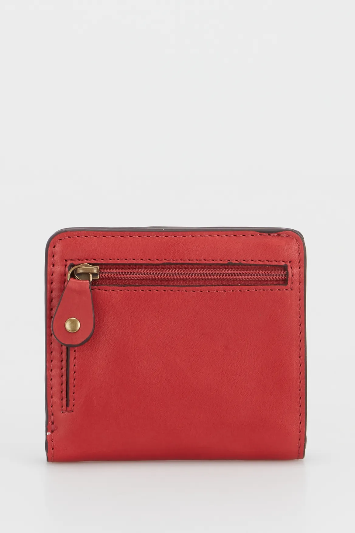 Leather Press Stud Wallet Strandbags