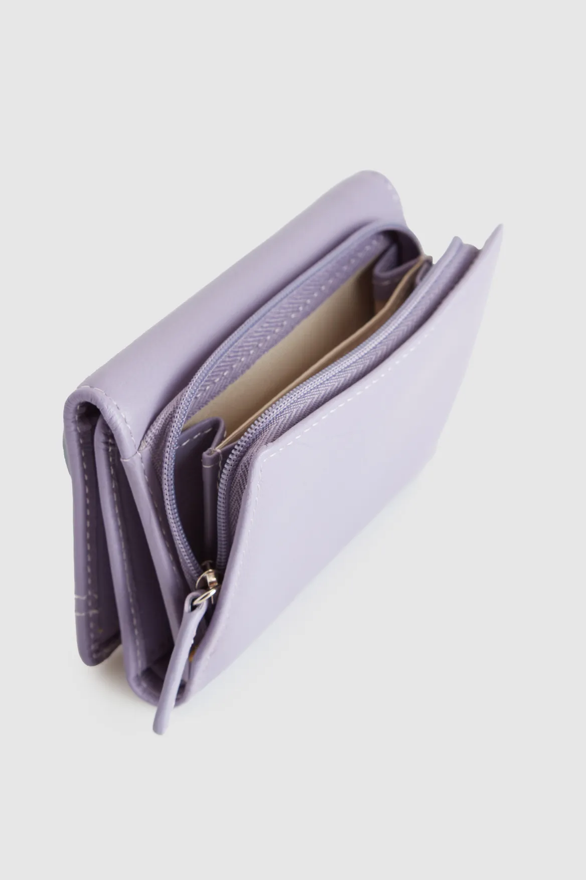 Leather Small Trifold Wallet Strandbags