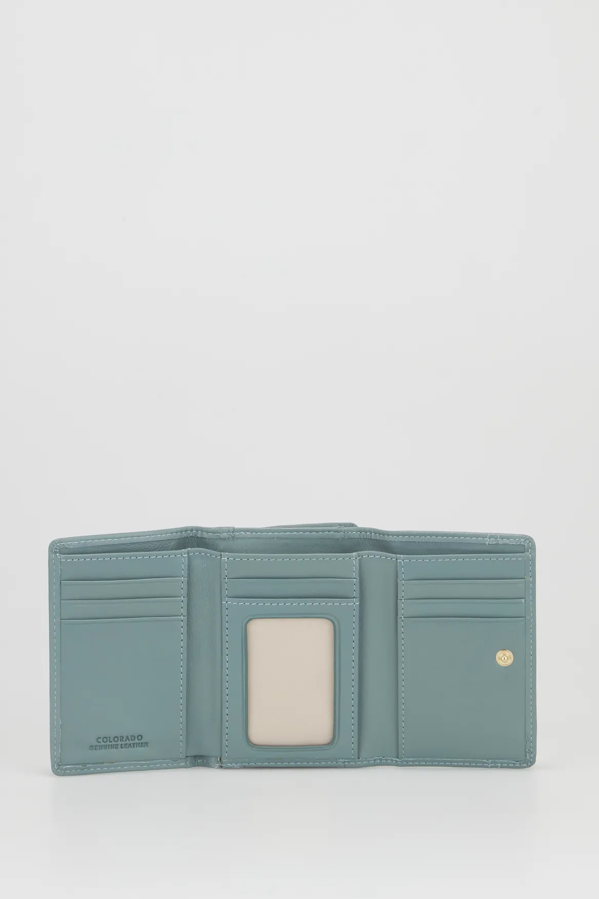 Leather Small Trifold Wallet Strandbags