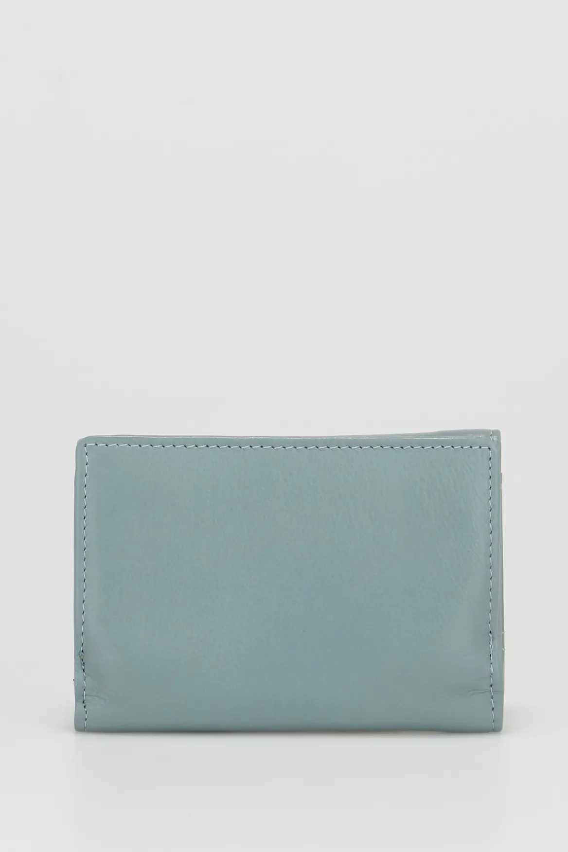 Leather Small Trifold Wallet Strandbags