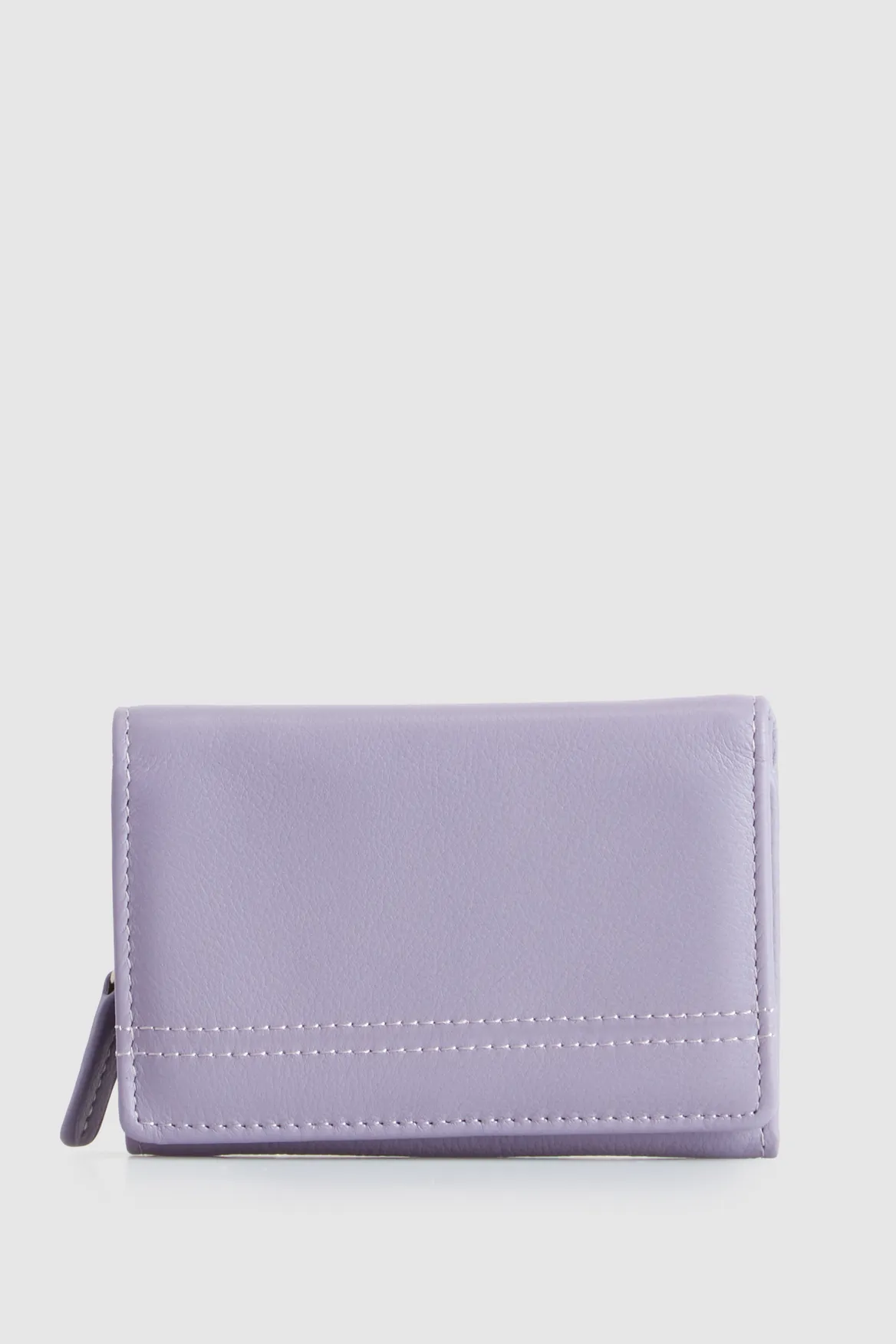 Leather Small Trifold Wallet Strandbags