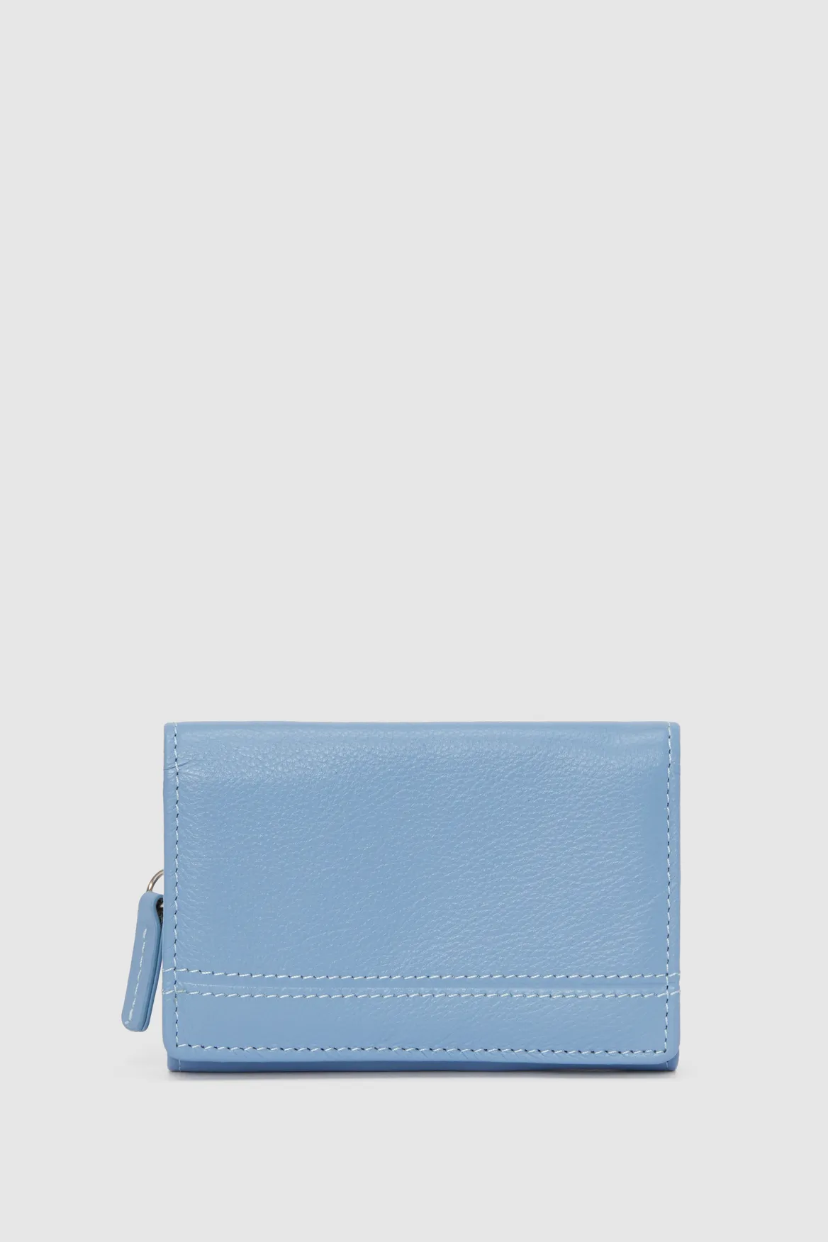 Leather Small Trifold Wallet Strandbags