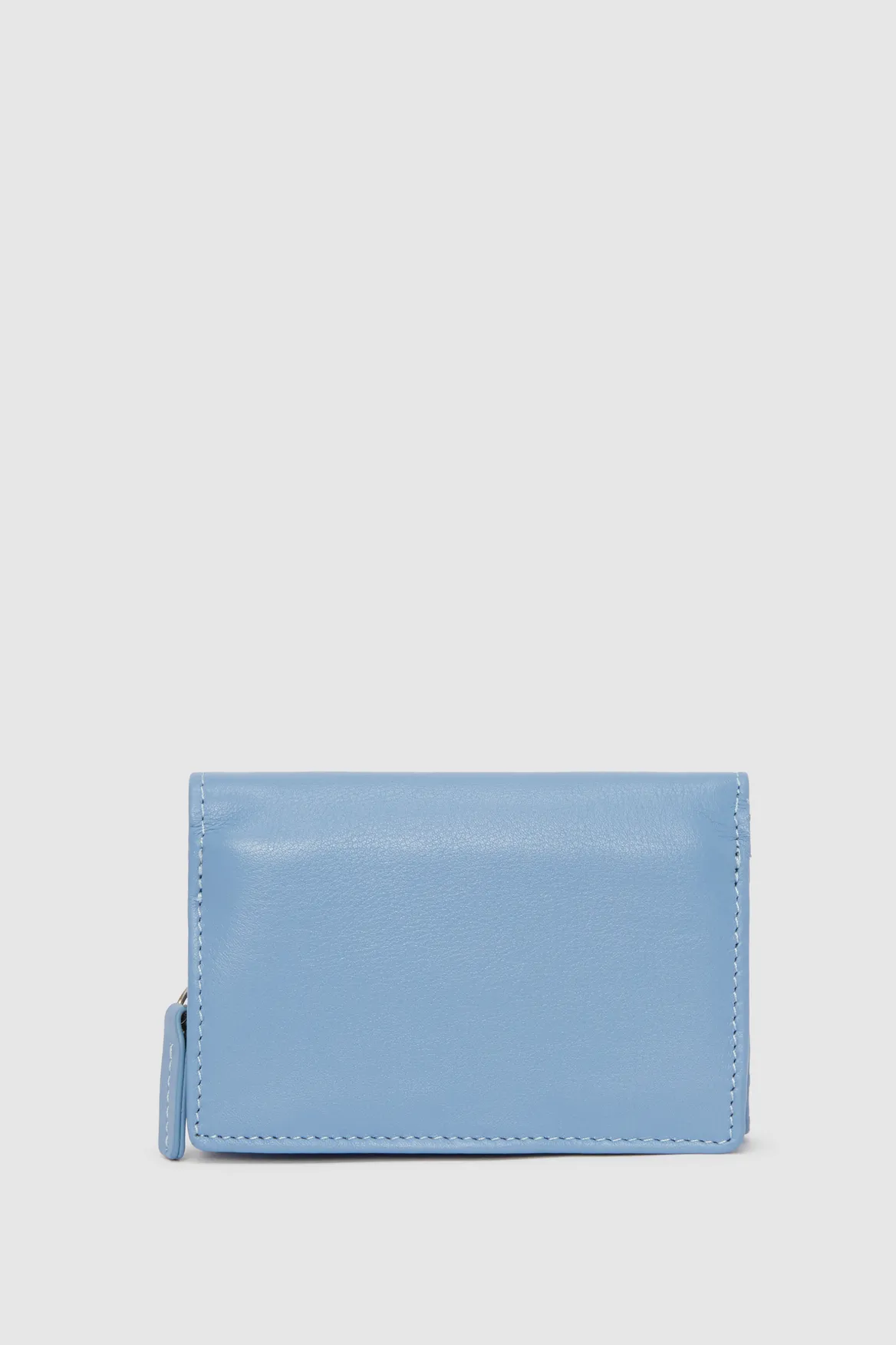 Leather Small Trifold Wallet Strandbags