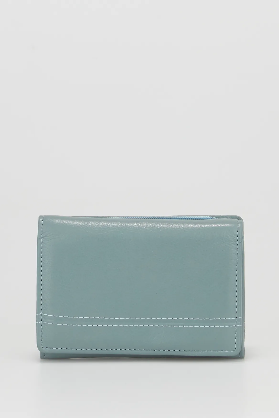 Leather Small Trifold Wallet Strandbags
