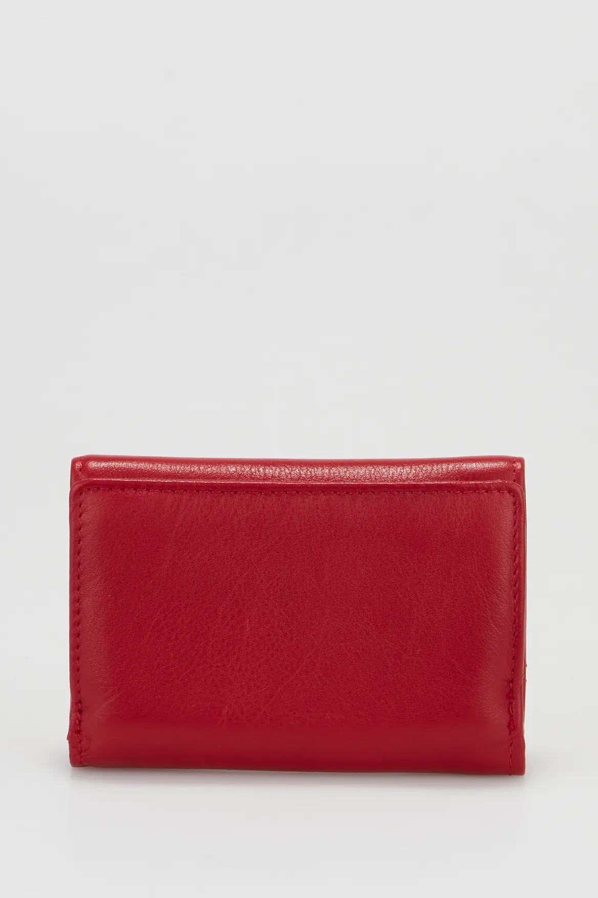 Leather Small Trifold Wallet Strandbags