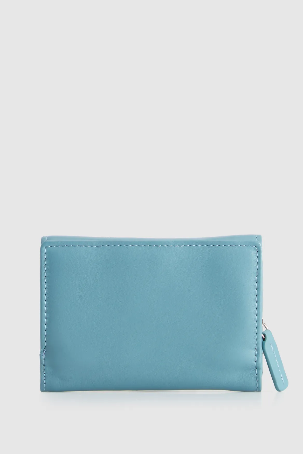 Leather Small Trifold Wallet Strandbags