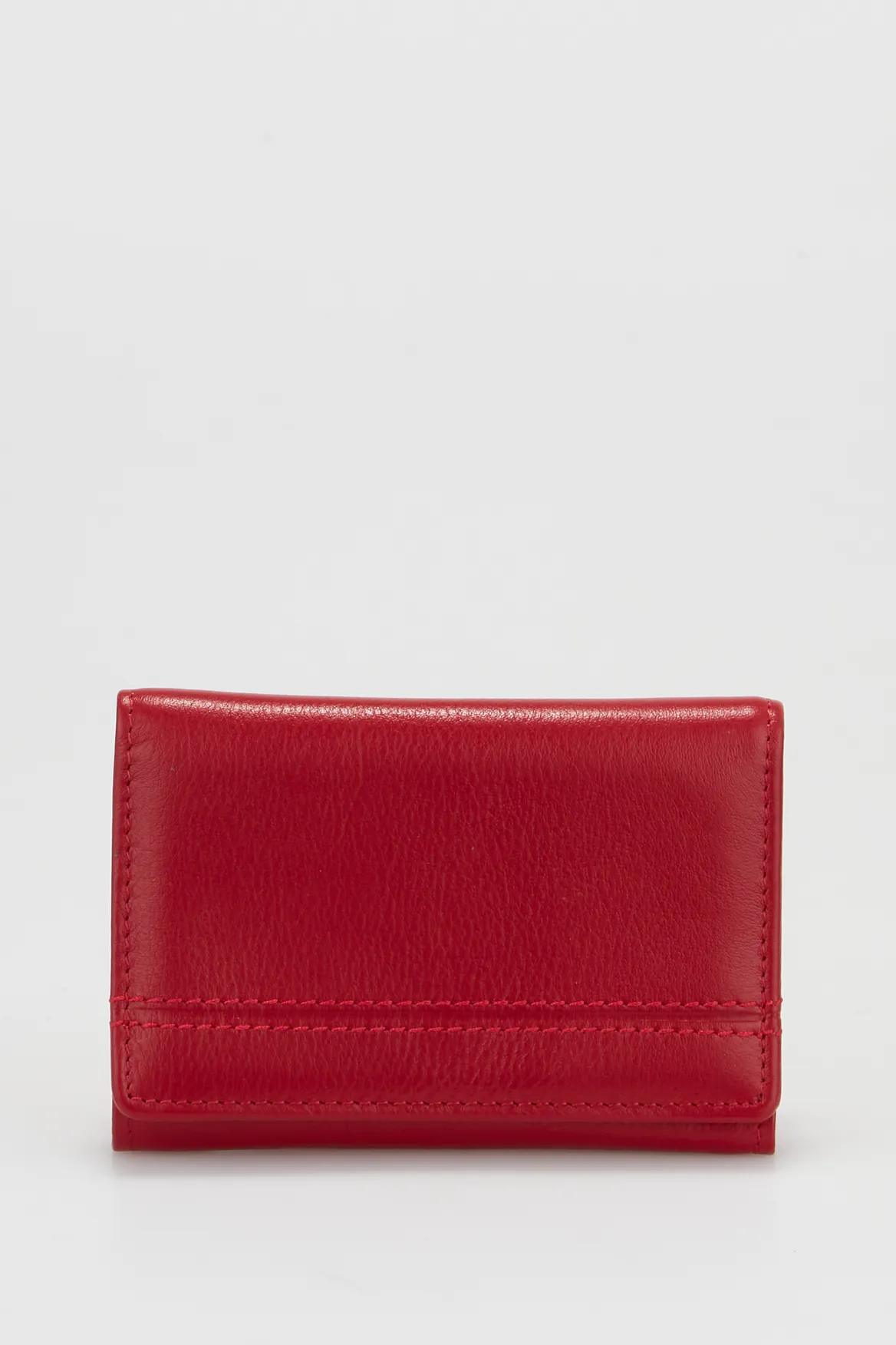 Leather Small Trifold Wallet Strandbags