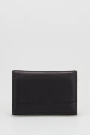 Leather Small Trifold Wallet Strandbags