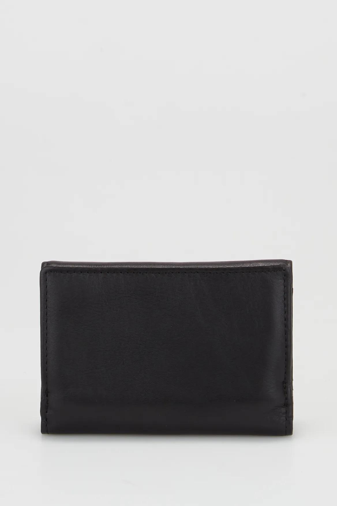 Leather Small Trifold Wallet Strandbags