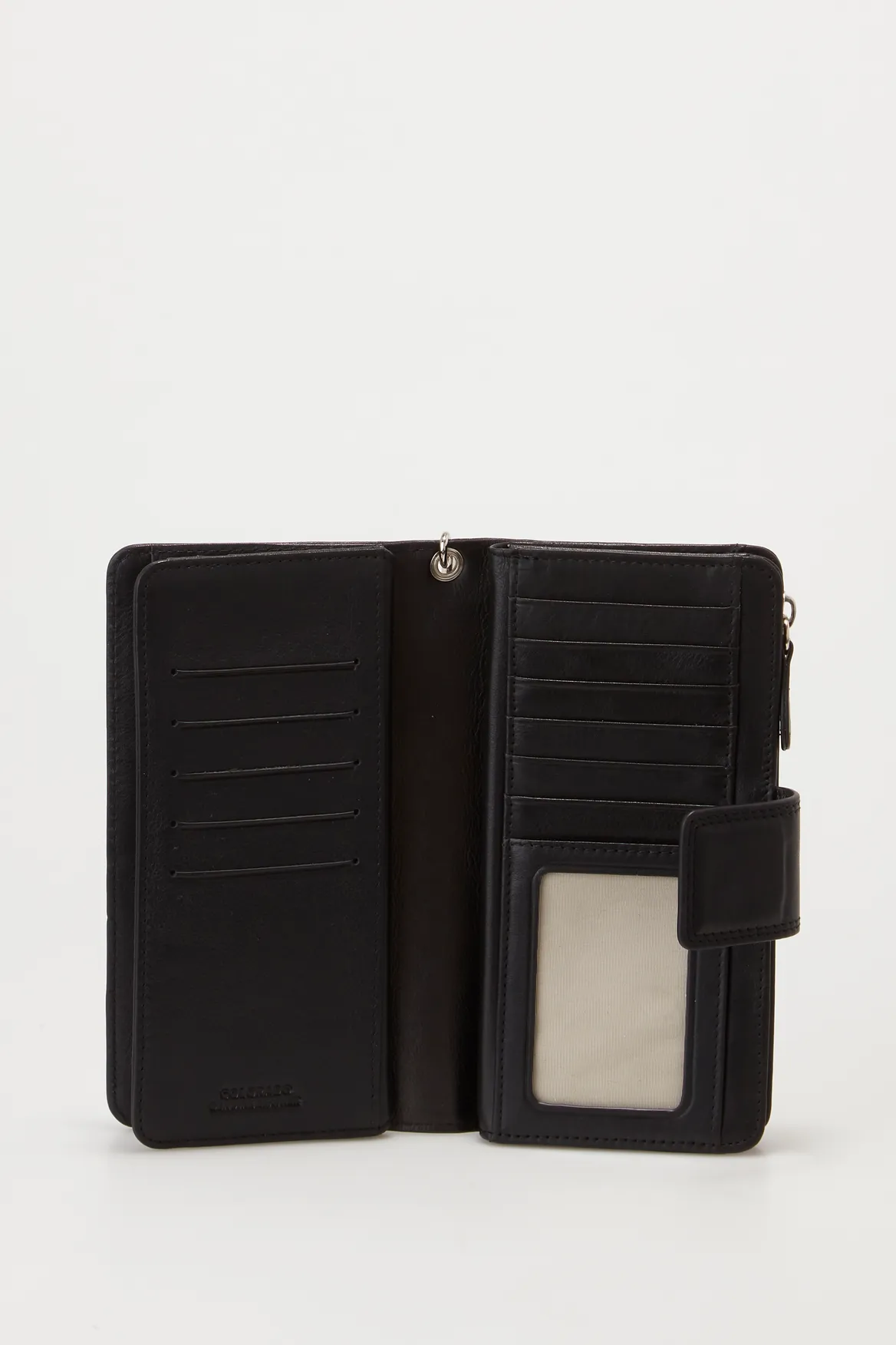 Leather Zip Around Wallet Strandbags