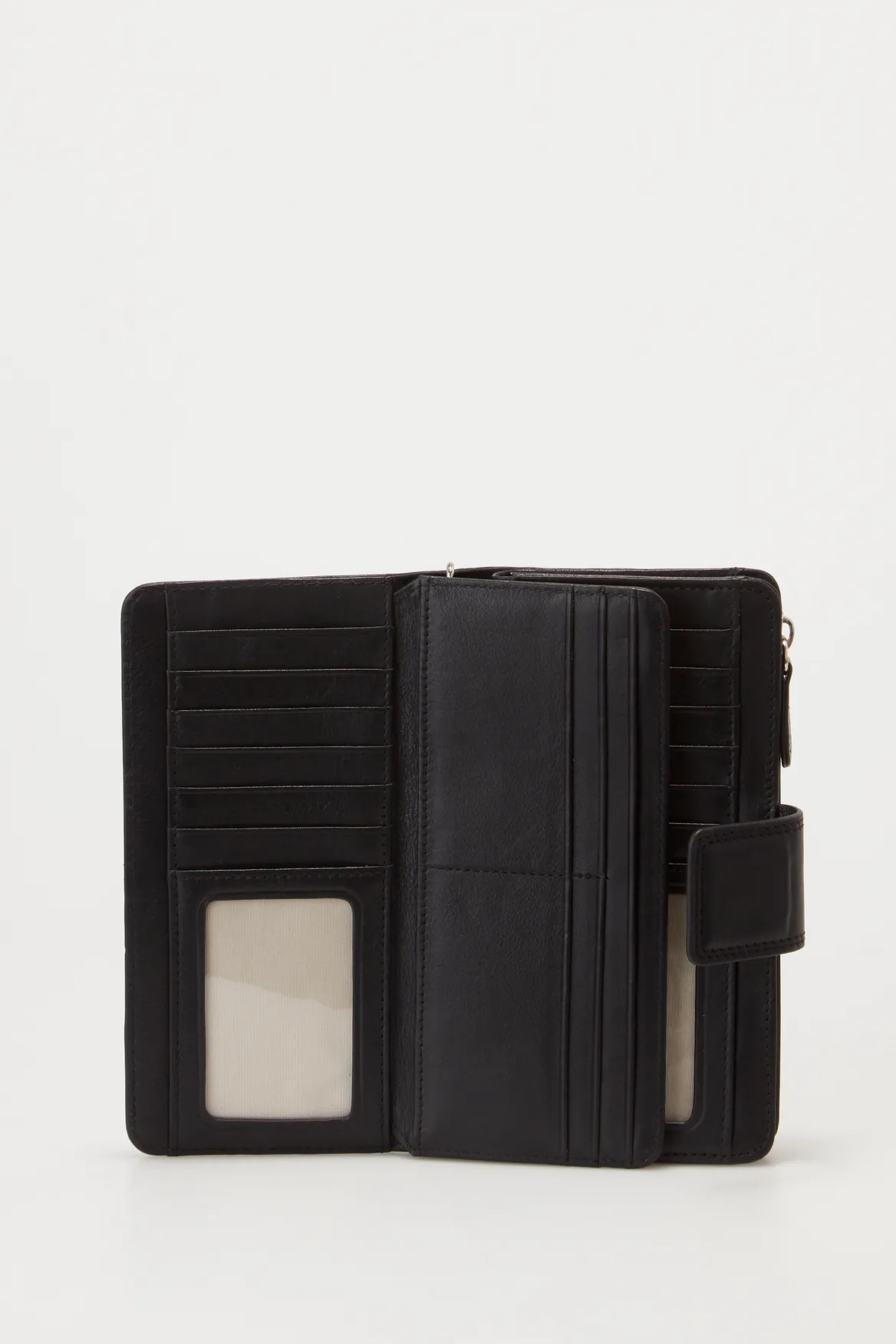 Leather Zip Around Wallet Strandbags