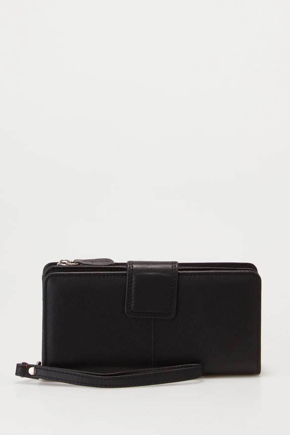 Leather Zip Around Wallet Strandbags