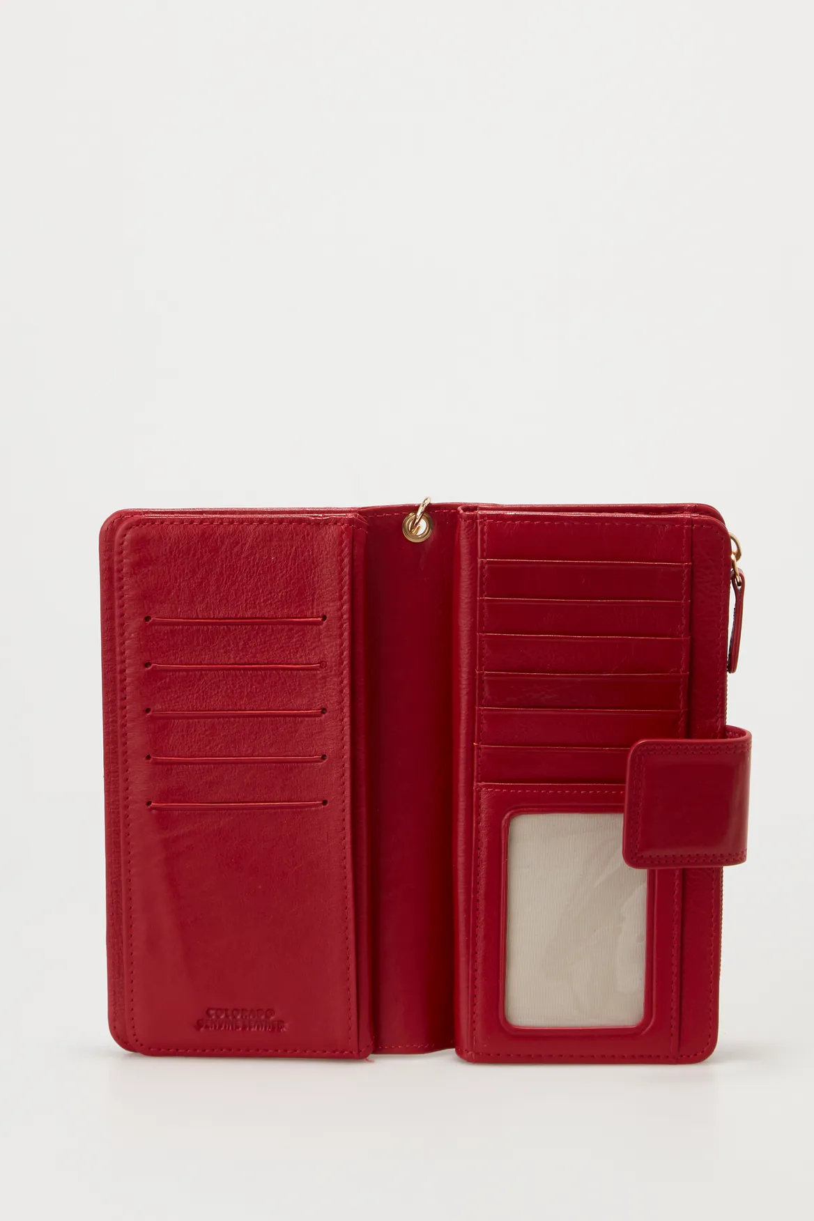 Leather Zip Around Wallet Strandbags