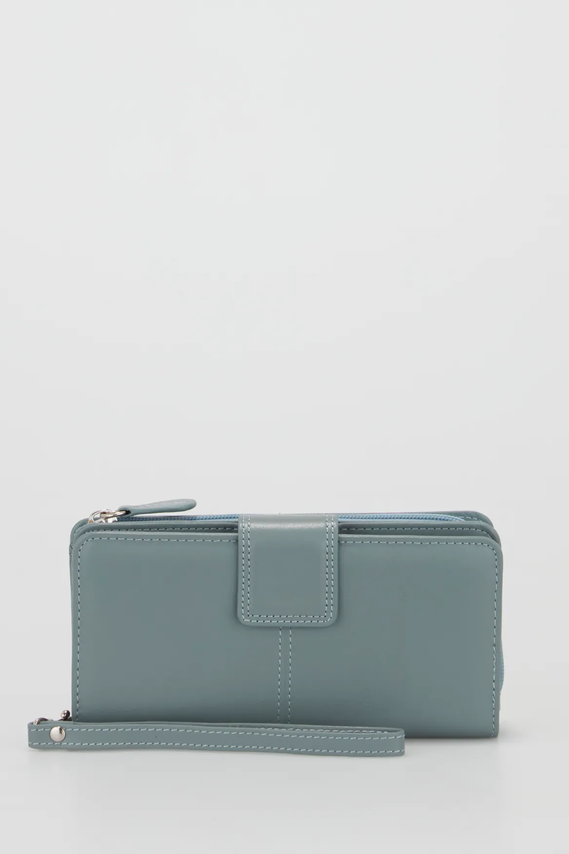Leather Zip Around Wallet Strandbags