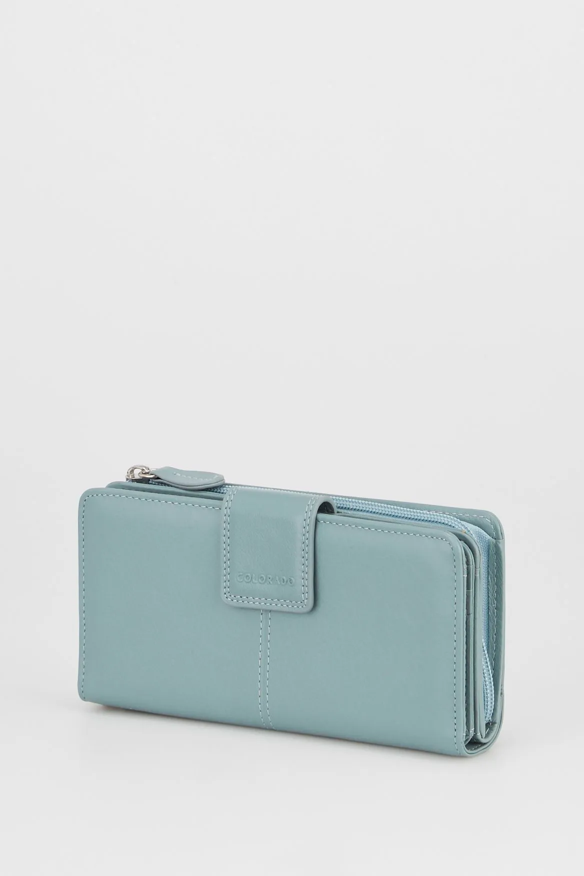 Leather Zip Around Wallet Strandbags