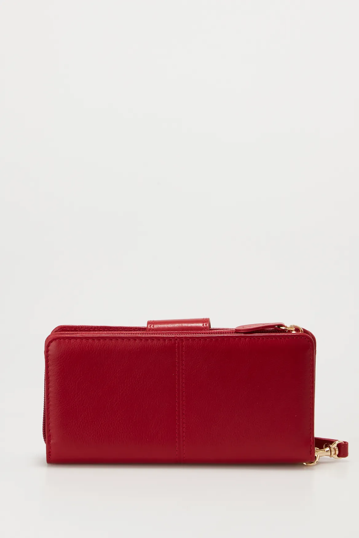 Leather Zip Around Wallet Strandbags