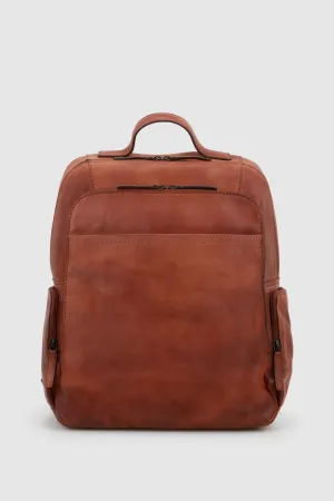 Lucas Leather Large Backpack Strandbags