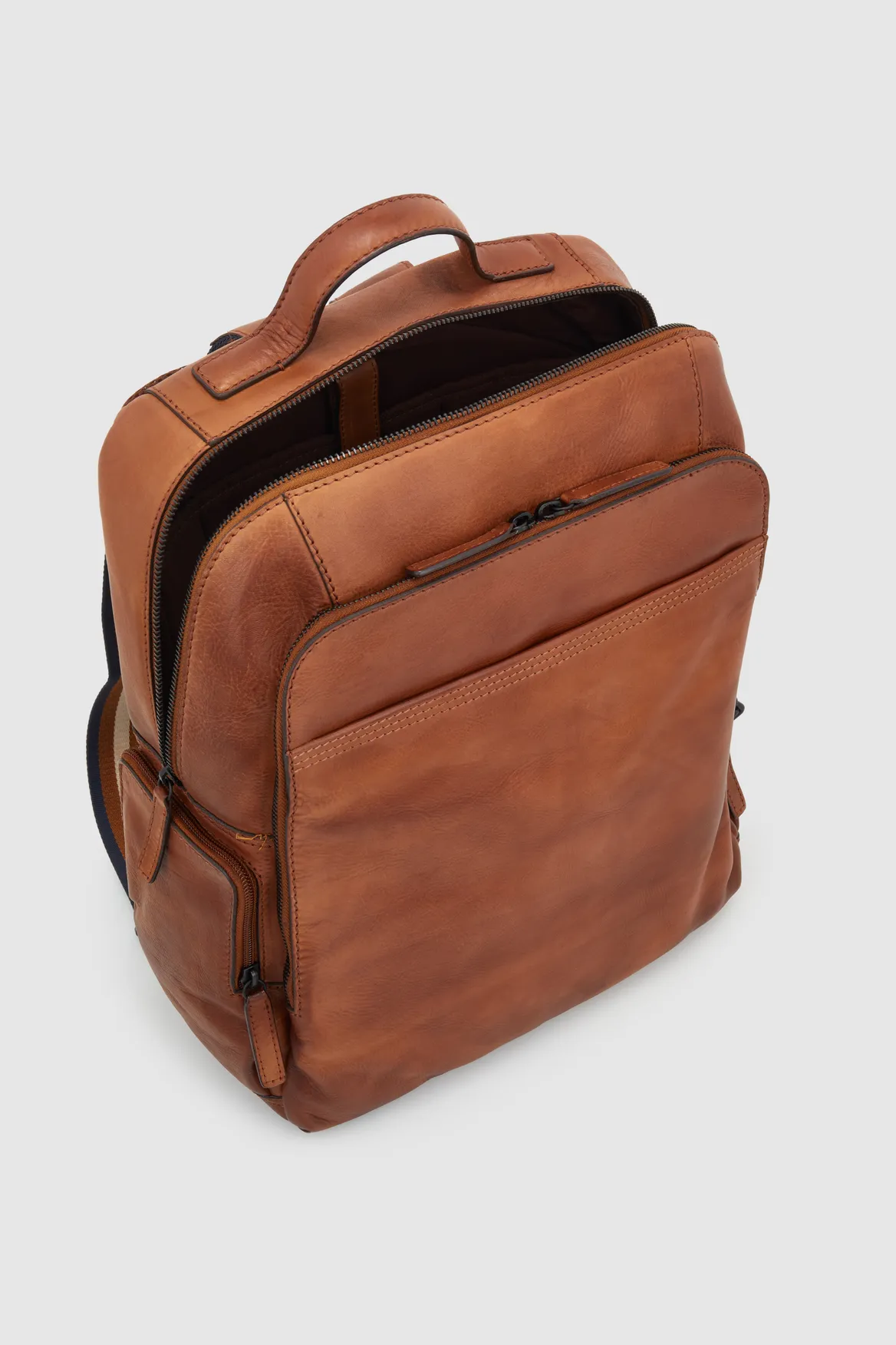 Lucas Leather Large Backpack Strandbags