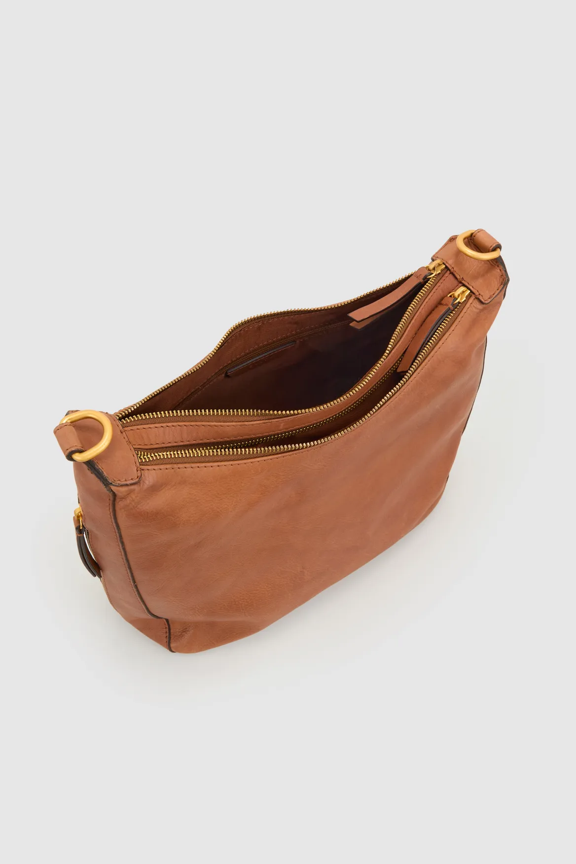 Luna Leather Large Crossbody Bag Strandbags