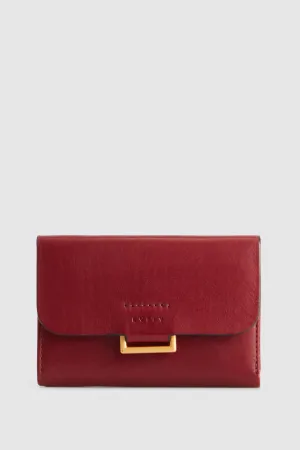 Luna Leather Trifold Wallet Strandbags