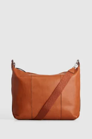 Lyra Leather Large Crossbody Bag Strandbags