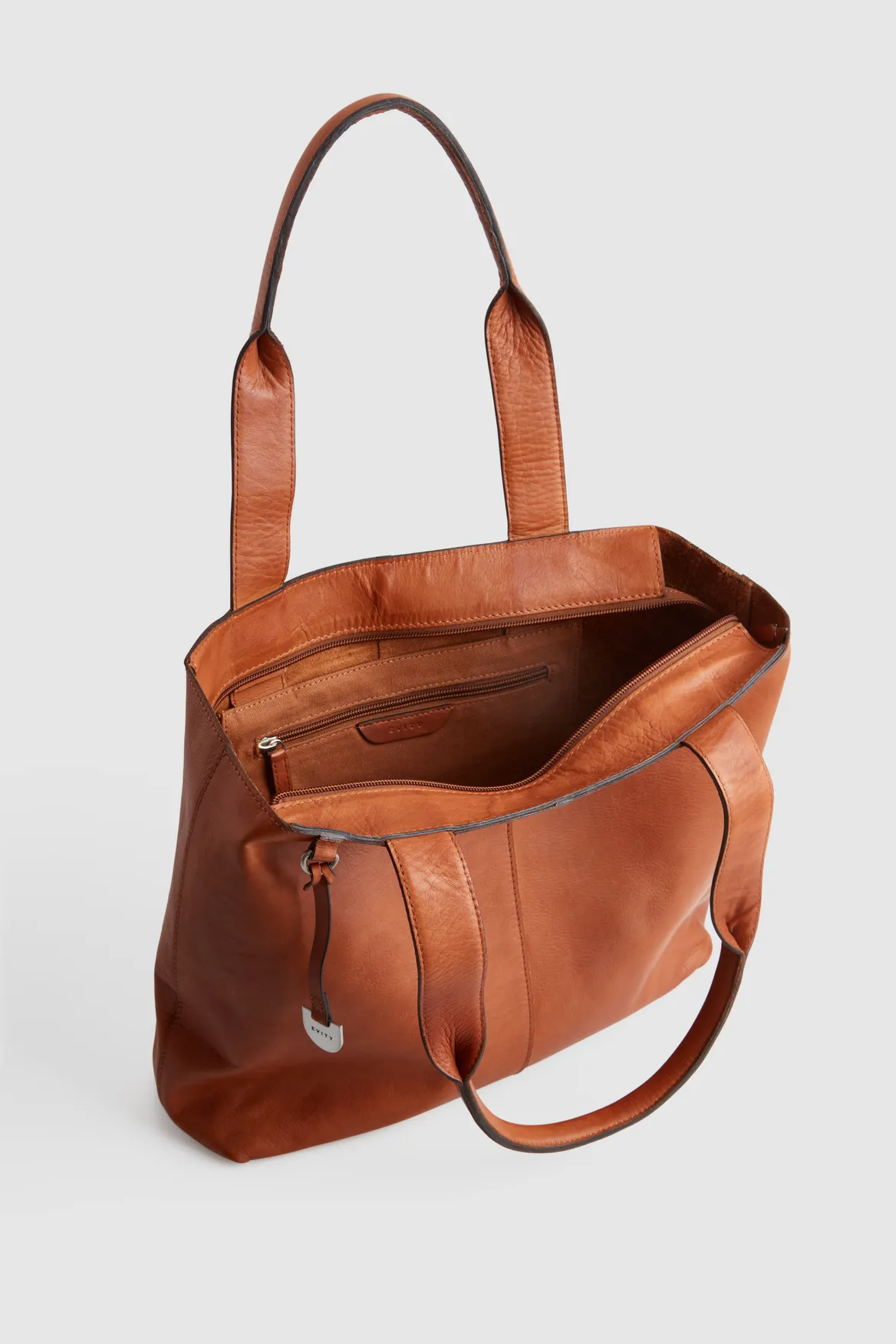 Lyra Leather Tote Bag Strandbags