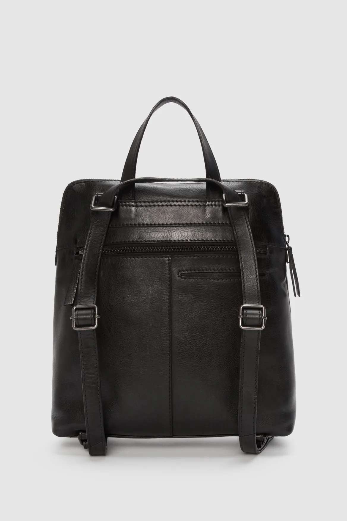 Maya Leather Convertible Backpack Strandbags
